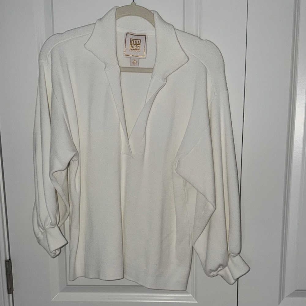 White Blouse with Collar